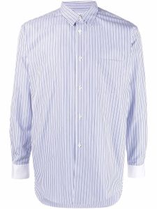 Comme Des Garçons Shirt chemise en coton à rayures - Blanc