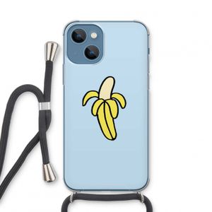Banana: iPhone 13 mini Transparant Hoesje met koord