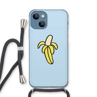 Banana: iPhone 13 mini Transparant Hoesje met koord