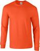 Gildan G2400 Ultra Cotton™ Long Sleeve T-Shirt - Orange - 3XL