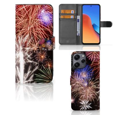 Xiaomi Redmi 12 | Wallet Case | met Pasjes | Vuurwerk