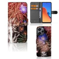 Xiaomi Redmi 12 | Wallet Case | met Pasjes | Vuurwerk