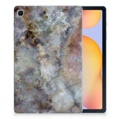 Samsung Galaxy Tab S6 Lite | S6 Lite (2022) Tablet Back Cover Marmer Grijs