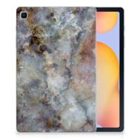Samsung Galaxy Tab S6 Lite | S6 Lite (2022) Tablet Back Cover Marmer Grijs