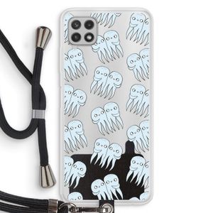 Octopussen: Samsung Galaxy A22 4G Transparant Hoesje met koord