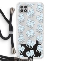 Octopussen: Samsung Galaxy A22 4G Transparant Hoesje met koord