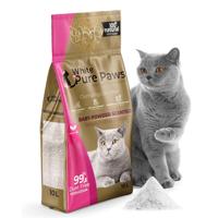 White pure paws kattenbakvulling bentoniet - Babypoeder - 10L White pure paws kattenbakvulling bentoniet - Babypoeder - 10L