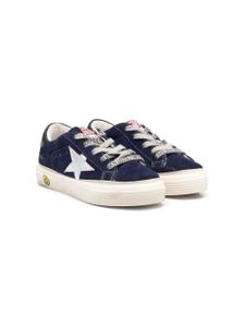 Golden Goose Kids baskets Superstar - Bleu