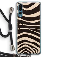 Arizona Zebra: Huawei P20 Pro Transparant Hoesje met koord