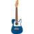 Fender Fullerton Tele Uke WN White Pickguard Lake Placid Blue elektrisch-akoestische concert ukelele