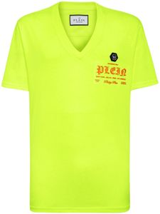 Philipp Plein t-shirt à logo imprimé - Jaune