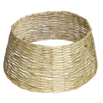 Kerstboomrok/kerstboommand - naturel - gevlochten - D42 cm en H23 cm - voor kerstboom van 180-210 cm
