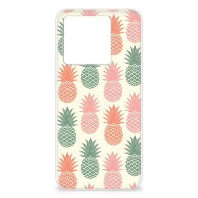 Xiaomi 13T | Siliconen Case | Ananas