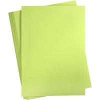 Creativ Company Gekleurd karton, a2, vel 420x594 mm, 180 gr, lichtgroen, 100 vel/ 1 doos