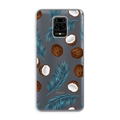 Kokosnoot roze: Xiaomi Redmi Note 9 Pro Transparant Hoesje