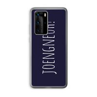 Joengneuh!: Huawei P40 Pro Transparant Hoesje