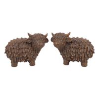Schotse hooglander M bruin 14x7,5x11cm