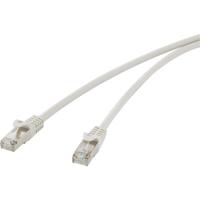 Renkforce RF-4724278 RJ45 Netwerkkabel, patchkabel CAT 5e F/UTP 5.00 m Grijs Snagless 1 stuk(s) - thumbnail