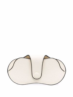 Valextra étui pour lunettes en cuir - Blanc
