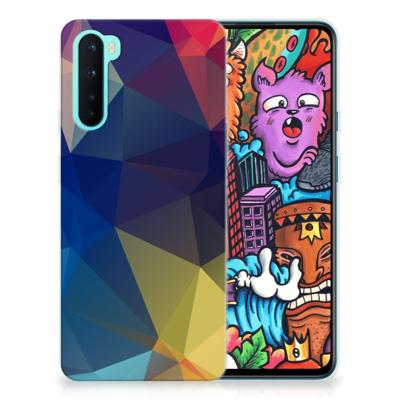 OnePlus Nord | TPU Hoesje | Polygon Dark