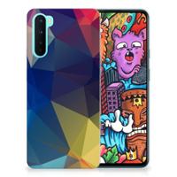 OnePlus Nord | TPU Hoesje | Polygon Dark