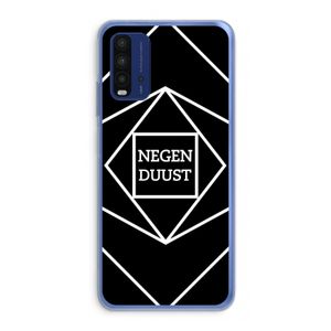 Negenduust geometrisch: Xiaomi Redmi 9T Transparant Hoesje