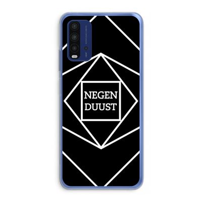 Negenduust geometrisch: Xiaomi Redmi 9T Transparant Hoesje