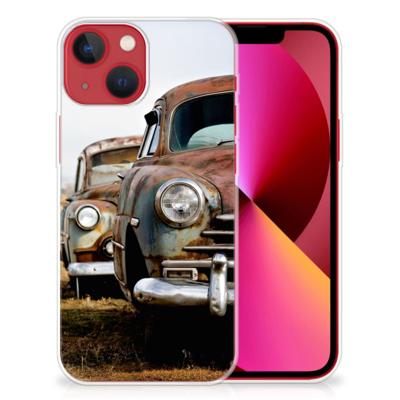 Apple iPhone 13 | Siliconen hoesje | met foto Vintage Auto