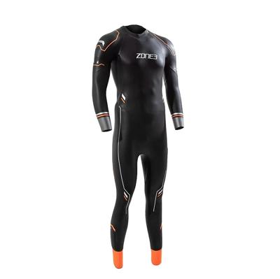 Zone3 Aspire thermal fullsleeve wetsuit zwart/oranje heren