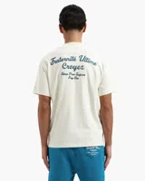 Croyez Fraternité T-Shirt Heren Gebroken Wit/ Blauw - Maat XS - Kleur: Wit | Soccerfanshop