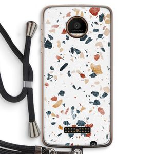 Terrazzo N°4: Motorola Moto Z Force Transparant Hoesje met koord