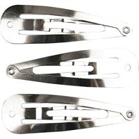 Creativ Company Haarspeld, l: 45 mm, b: 14 mm, verzilverd, 10 stuk/ 1 doos