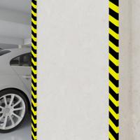 VidaXL Hoekbeschermers 2 st 6x2x101,5 cm pu geel en zwart