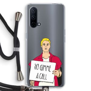Gimme a call: OnePlus Nord CE 5G Transparant Hoesje met koord
