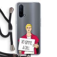 Gimme a call: OnePlus Nord CE 5G Transparant Hoesje met koord