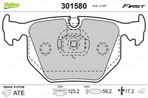 Valeo Remblokset 301580