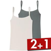 Schiesser 2 stuks Modal Essentials Spagetti Top - thumbnail