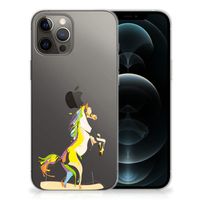 iPhone 12 Pro Max Telefoonhoesje met Naam Horse Color