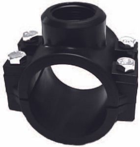 Europond Aanboorzadel 32 x ½" - Stevige Bevestiging voor Vijver - Druk PVC met Montagebouten