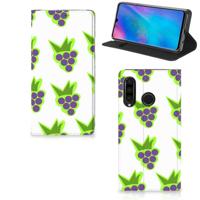 Huawei P30 Lite New Edition | Flip Style Cover | Druiven Huawei P30 Lite New Edition | Flip Style Cover | Druiven