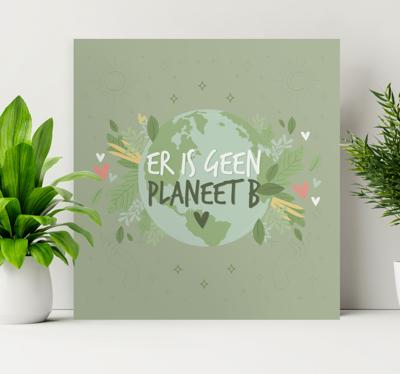 Canvas schilderij Planeet A
