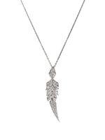 Stephen Webster collier Magnipheasant en or blanc 18ct à pendentif pavé de diamants - Argent - thumbnail