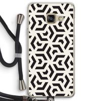 Crazy pattern: Samsung Galaxy A3 (2016) Transparant Hoesje met koord