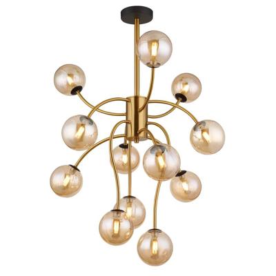 Globo Gouden hanglampRiha 12-lichts - 56135-12D
