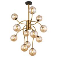 Globo Gouden hanglampRiha 12-lichts - 56135-12D