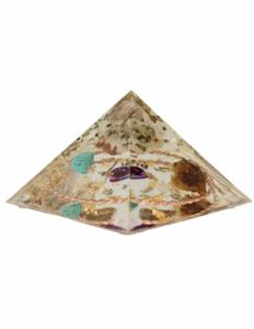 Orgonite Piramide Howliet/ Kopal/ Epidoot/ Woestijnroos