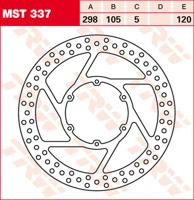 TRW Remschijf, remschijven voor de moto, MST337