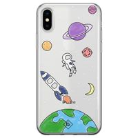 iPhone X/XS transparant hoesje - Universum