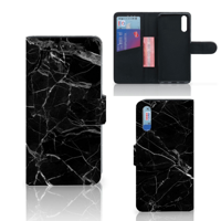 Huawei P20 | Bookcase | Marmer Zwart - Origineel Cadeau Vader