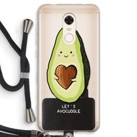 Avocuddle: Xiaomi Redmi 5 Transparant Hoesje met koord